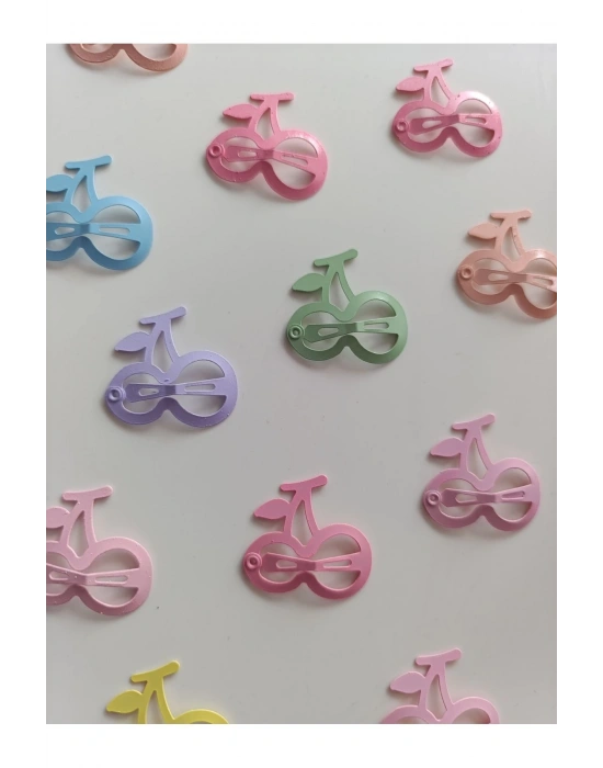 6 Adet Kiraz Çıtçıt Toka Yenidoğan Tokası Saçsız Bebek Tokası Az Saçlı Bebek Tokası