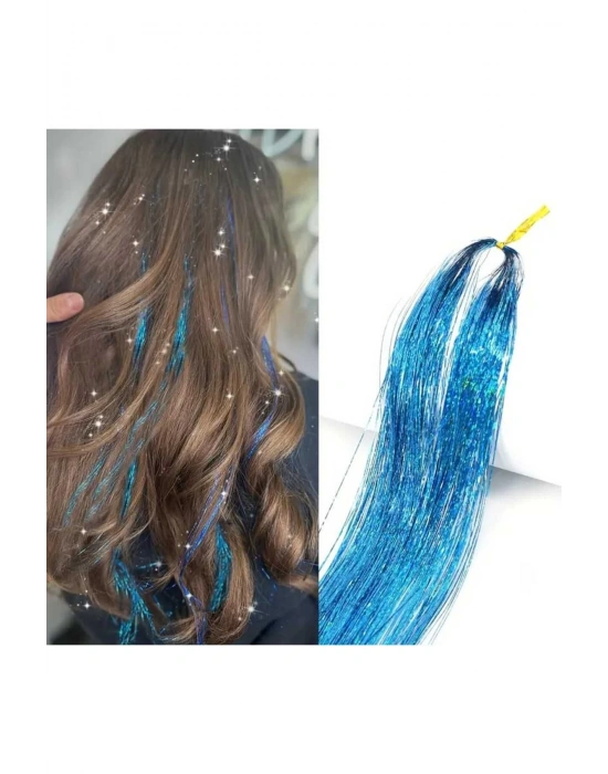 Kaynak Boncuğu Hediyeli Hair Tinsel Gelin Teli Saç Simi Aksesuarı