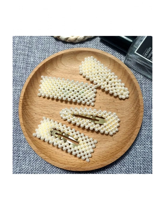 4 farklı modelde incili çıtçıtlı toka