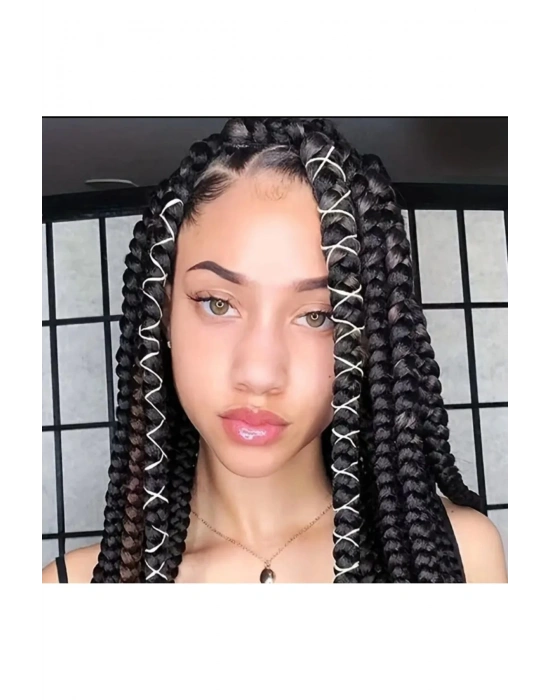 Kadın Metalik Saç İpi