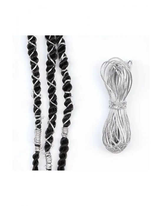 Kadın Metalik Saç İpi