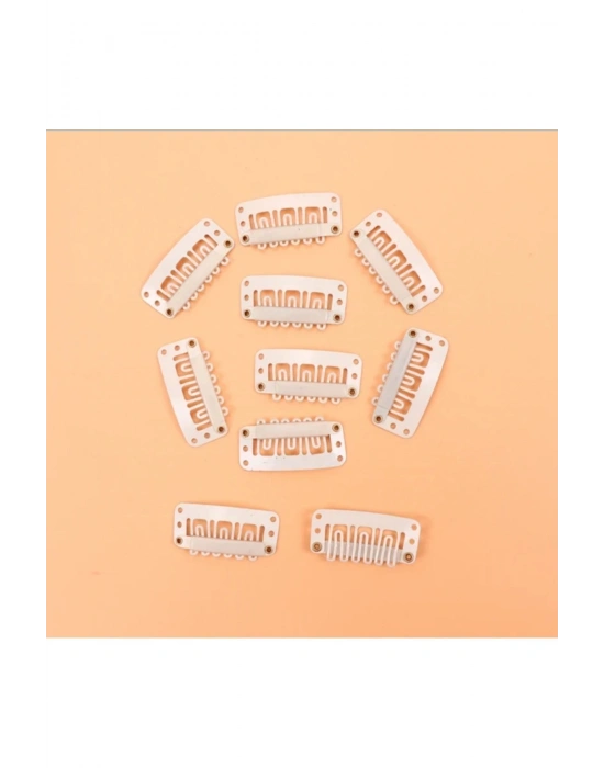 Vintage 10 Adet Mini Çıtçıt Toka Peruk Klipsi Postiş Tokası Gizli Tarak Toka