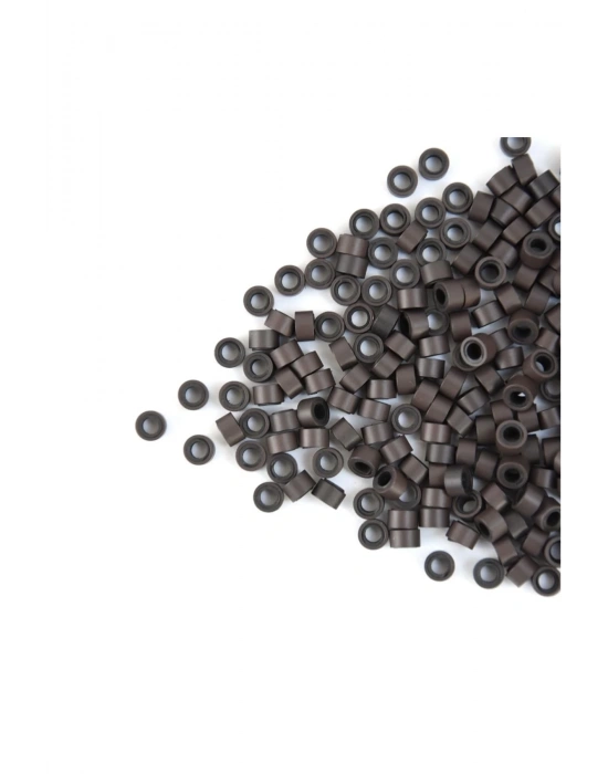 500 Adet Kutulu Silikonlu Saç Kaynak Boncuğu Tinsel Boncuğu