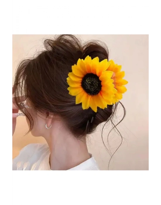 Vintage Ayçiçeği Mandal Toka