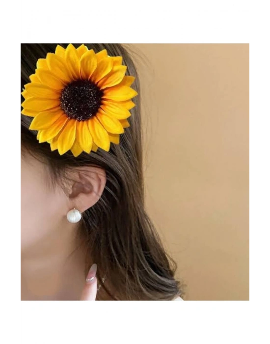 Ayçiçeği Pens Toka Yazlık Süslü Zarif Toka