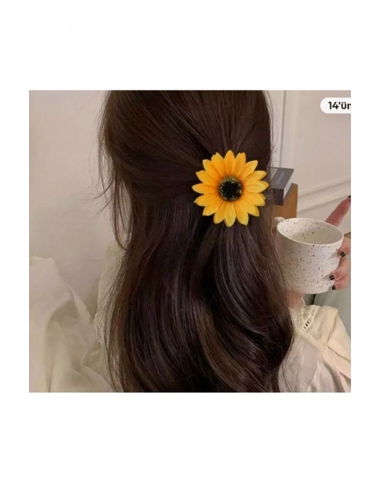 Ayçiçeği Pens Toka Yazlık Süslü Zarif Toka