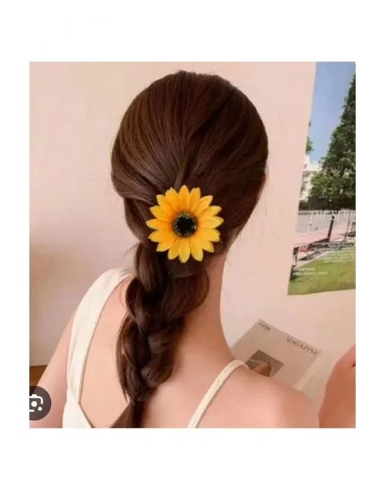 Ayçiçeği Pens Toka Yazlık Süslü Zarif Toka