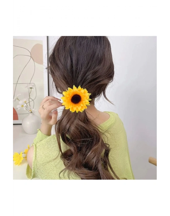 Ayçiçeği Lastikli Bağlama Tokası