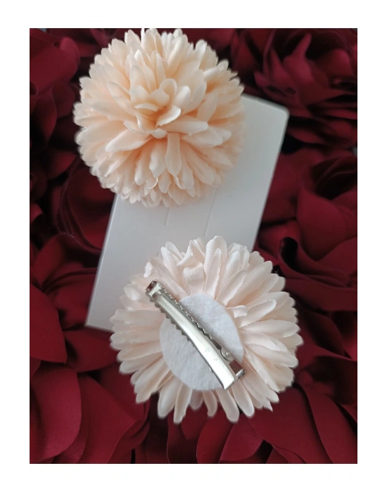 Lily Kız Çocuk Kasımpatı Yaz Kombini Toka Parti Tokası