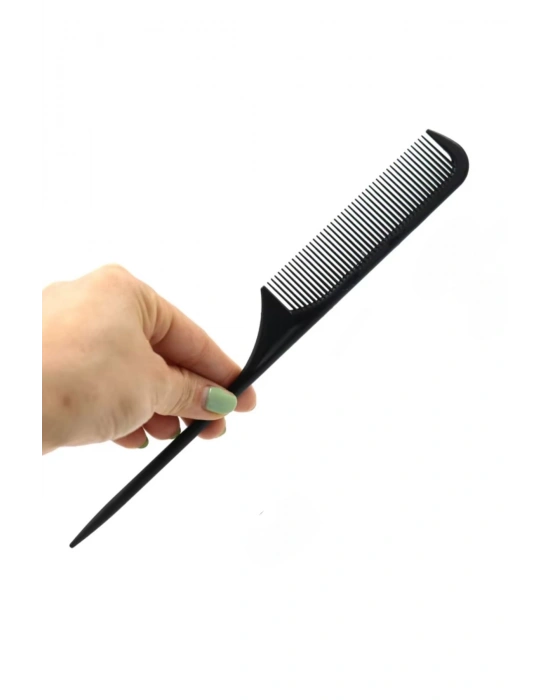 Plastik Uçlu Krepe Tarağı Saç Ayırıcı ve Şekillendirici Tarak