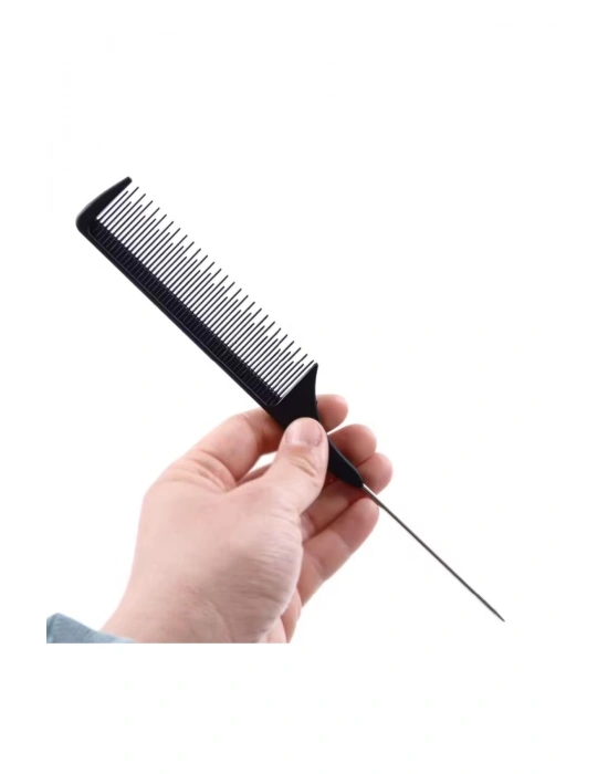 Antistatik Elektriklenmeyi Önleyici Krepe Tarağı Saç Ayırıcı ve Şekillendirici Şişli Krepe Tarak