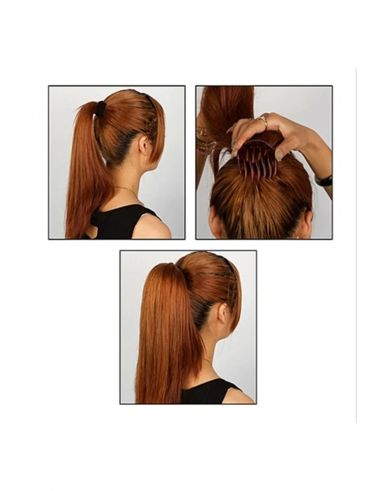 Atkuyruğu Dik Tutma Tokası Topuz ve Saç Bağını Dik Tutan Aparat
