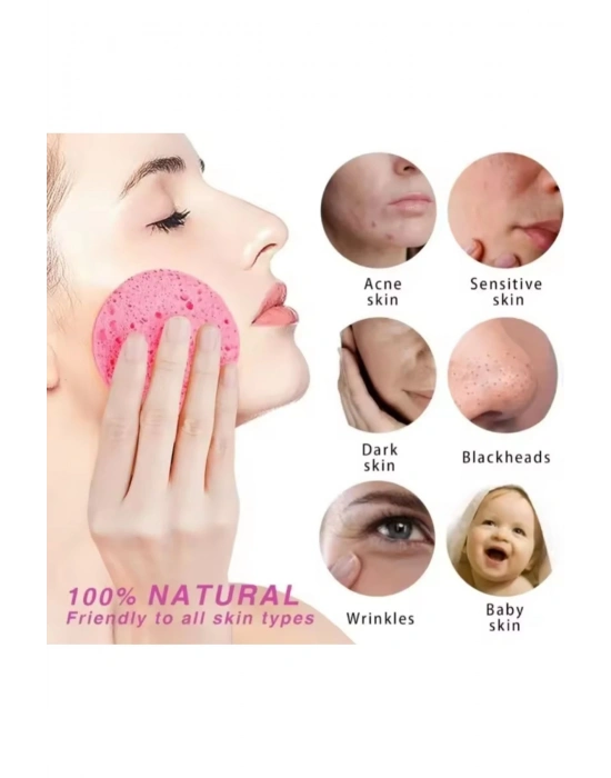 Yüz Yıkama Süngeri Makyaj Temizleme Süngeri Bebek Banyo Süngeri Hassas Yıkama Çok Amaçlı Sünger