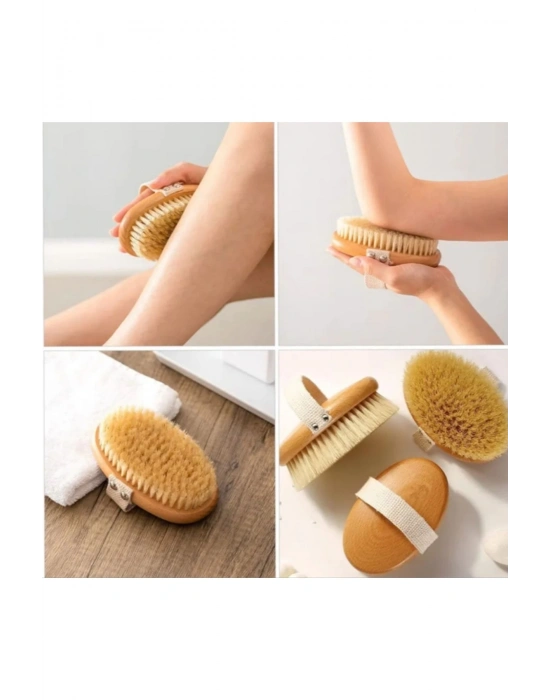 Selülit Karşıtı At Kılı Fırça Pürüzsüzleştirici Kan Dolaşımını Arttırıcı Etki