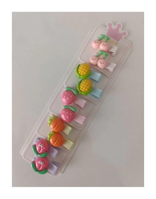 5 Çift Meyveli Pens Toka