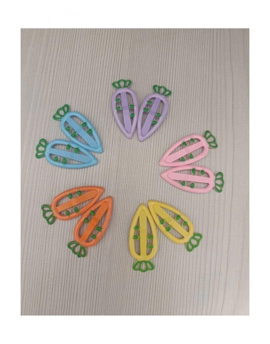 5 Çift Havuç Çıtçıt Toka