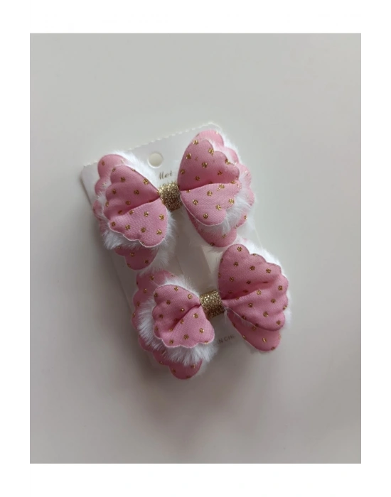 Kız Çocuk Tüylü Pens Toka