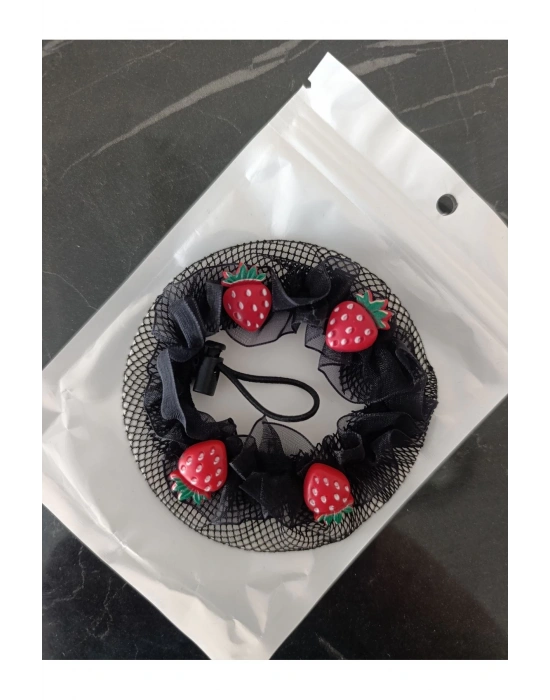 Çocuk Ayarlamalı Figürlü File Toka Bale Tokası Balerin Tokası Topuz Tokası