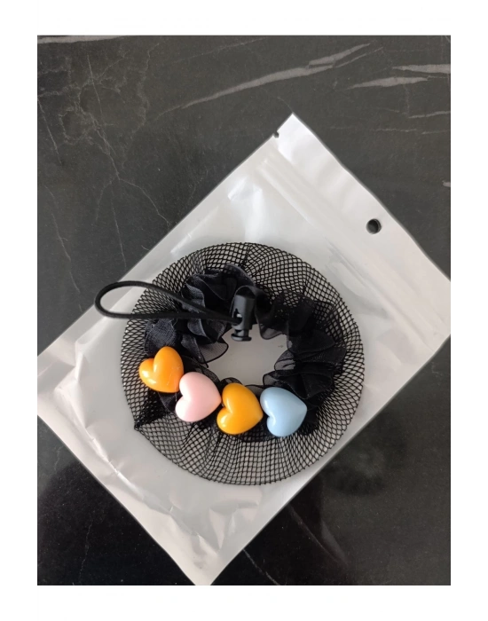 Çocuk Ayarlamalı Figürlü File Toka Bale Tokası Balerin Tokası Topuz Tokası