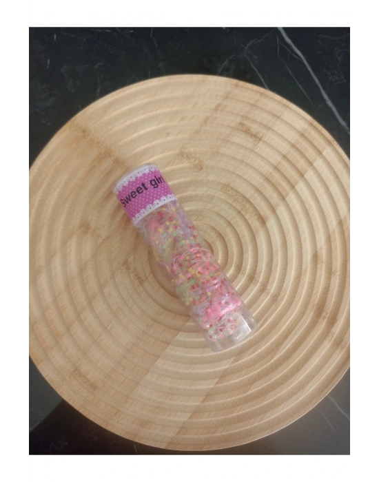 Bir Adet Tüp Toka Perma Lastiği Saç Örgü Tokası İnce Lastik Toka