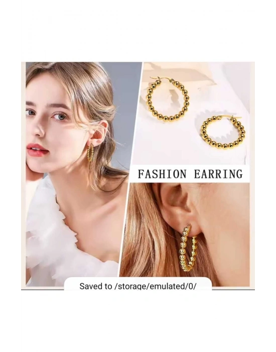 Kadın Halka Küpe (gold)