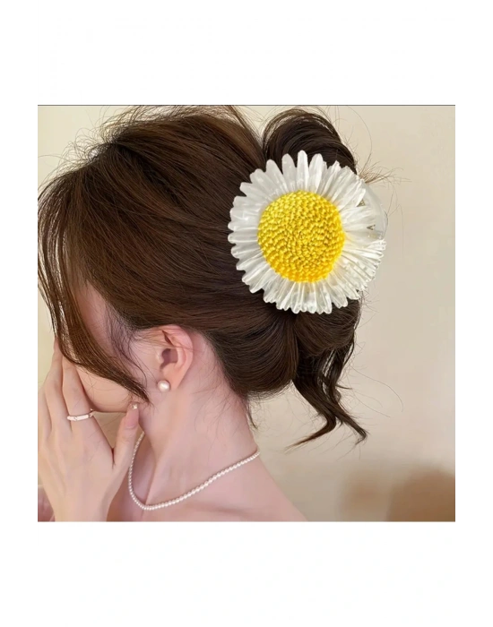 Kadın Papatya Mandal Toka