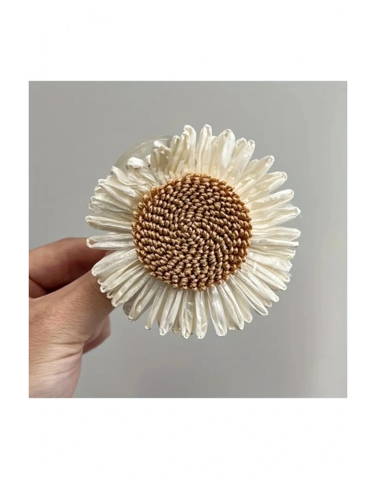 Kadın Papatya Mandal Toka