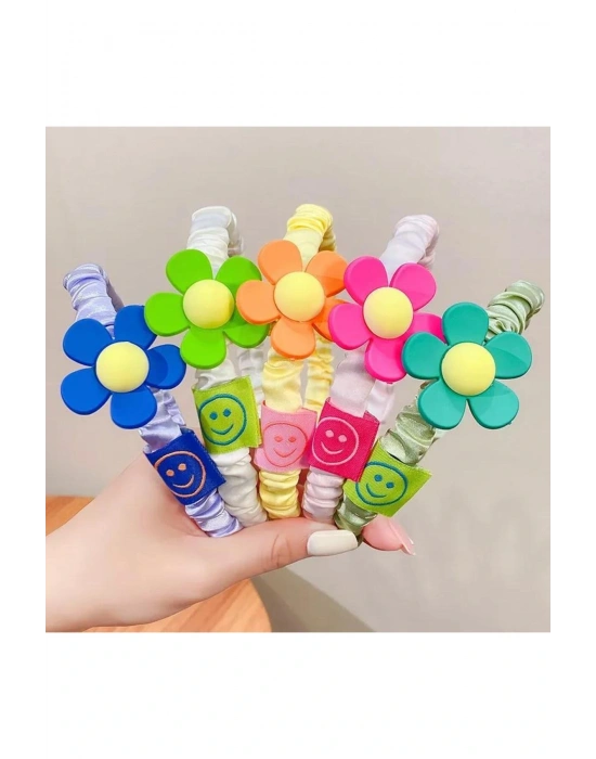 Kız Çocuk Silikon Papatya Taç 1 Adet