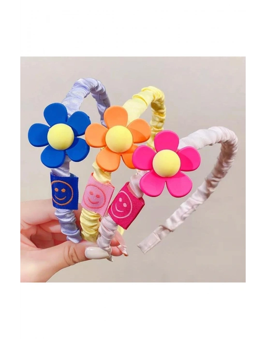 Kız Çocuk Silikon Papatya Taç 1 Adet