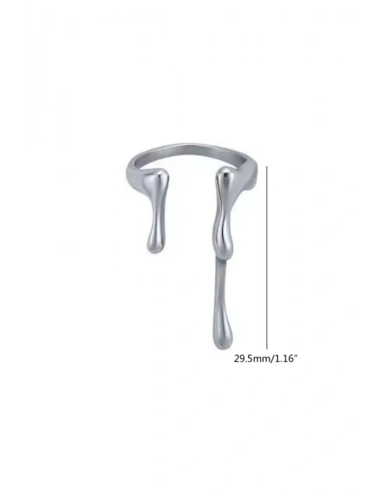 Vintage Damla Eklem Yüzüğü (Gümüş)