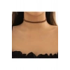 Vintage Taba Süet Choker Kolye
