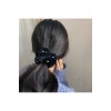 Vintage Incili Kadife Scrunchie