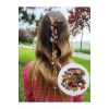 Lily Vintage Sonbahar Renkleri 20 Adet Saç Örgü Boncuğu