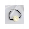 Vintage Ekru Gül Choker Kolye