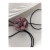 Vintage Bağcıklı Minimal Çiçek Choker Kolye İpli Çiçek Choker Kolye