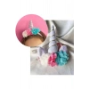 Unicorn Figürlü Kız Çocuk Bebek Saç Bandı Bandana