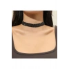 Vintage Siyah Renk Taşlı Choker Kolye