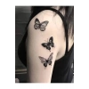 Vintage Kelebek Desen Vücut Aksesuarı Tatoo