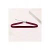 Vintage Bordo Renk Kadife Choker Kolye