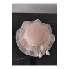 Lily Kız Çocuk 3-6 Yaş Uyumlu Hasır Şapka Çap 53 cm