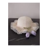 Lily Kız Çocuk 3-6 Yaş Uyumlu Hasır Şapka Çap 53 cm