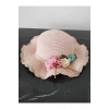 Lily Kız Çocuk 3-6 Yaş Uyumlu Hasır Şapka Çap 53 cm