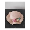 Lily Kız Çocuk 3-6 Yaş Uyumlu Hasır Şapka Çap 53 cm