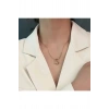 Çelik Paslanmaz Düğüm Model Kalp Kolye (Gold)