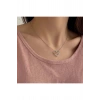 Trend Kalp Düğüm Kolye Hediye (silver)