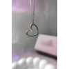 Trend Kalp Düğüm Kolye Hediye (silver)