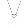 Trend Kalp Düğüm Kolye Hediye (silver)