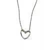 Trend Kalp Düğüm Kolye Hediye (silver)