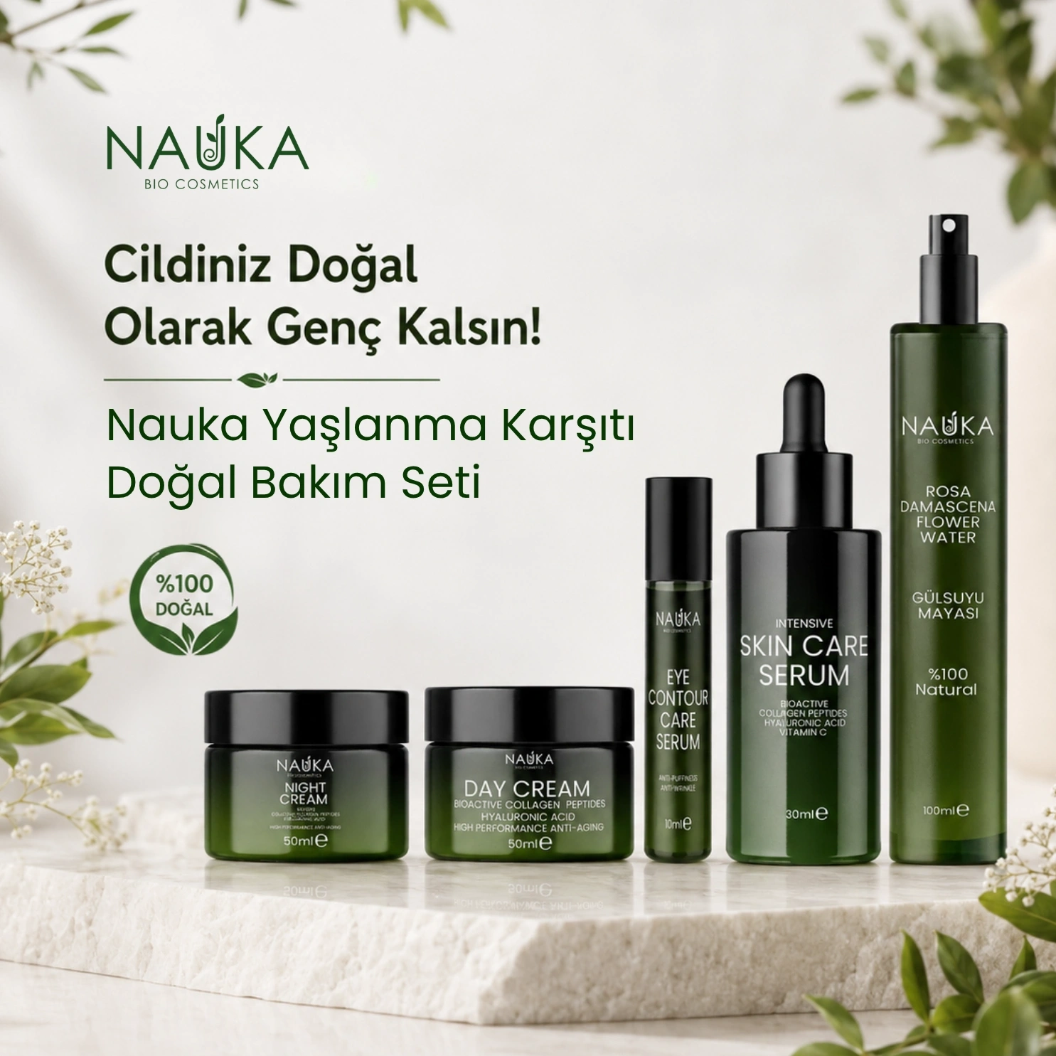 Yaşlanma Karşıtı Doğal Bakım Seti