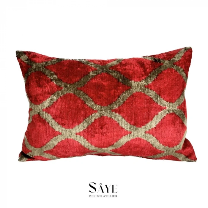 İkat İpek Kadife Yastık Kılıfı